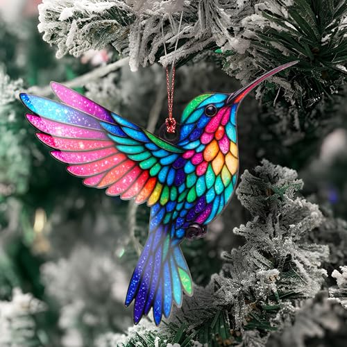 Hummingbird Christmas Ornament with Meaningful Story Card