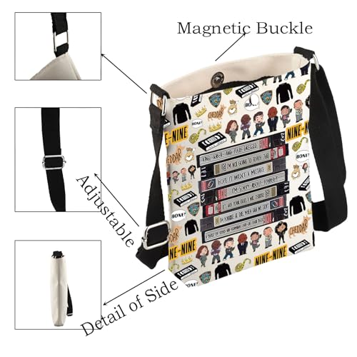 JYTAPP Canvas Makeup Bag Travel Cosmetic Pouch for Fans