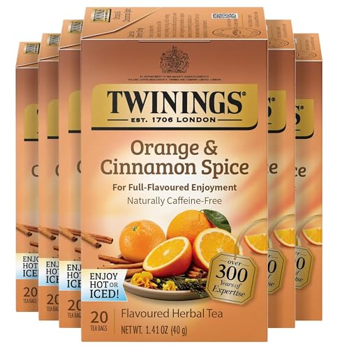 Twinings Orange & Cinnamon Spice Herbal Tea Bags - 120 Count
