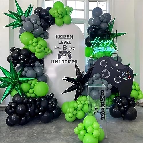 Green Balloons Garland Kit - 140pcs in Various Sizes for Parties