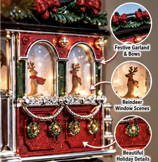 Christmas Trolley Wallflowers Fragrance Plug with Light Display