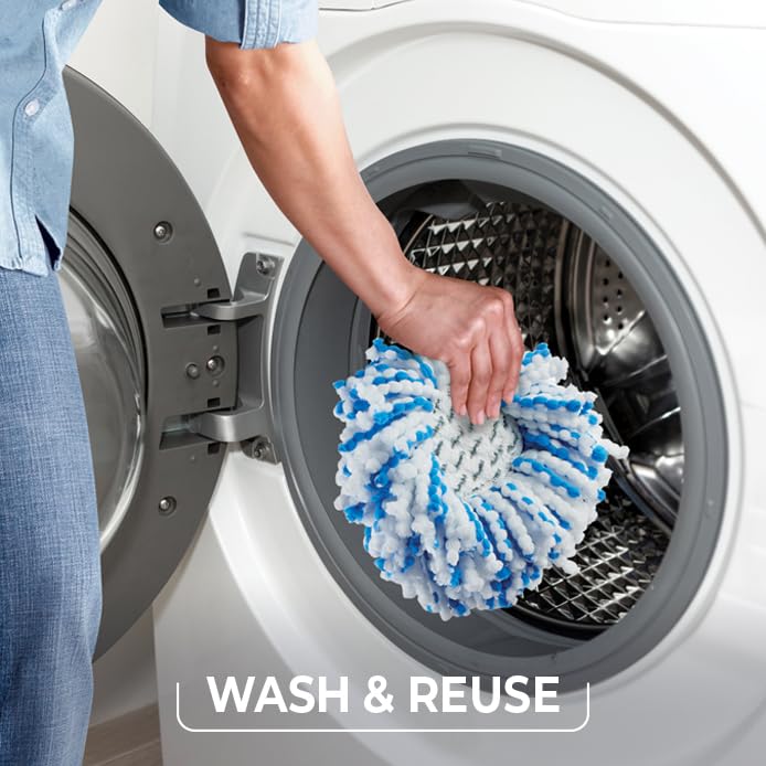 O-Cedar RinseClean Spin Mop Head Replacement - 40% More Cleaning Power
