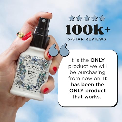 Poo-Pourri Before-You-Go Toilet Spray, Jasmine & Mint, 4 Fl Oz