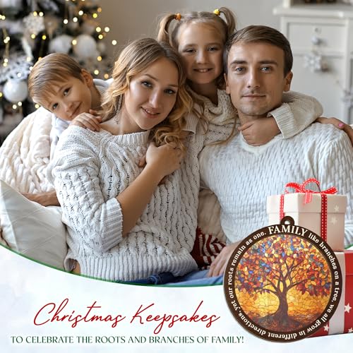 Tree of Life Christmas Ornament for Family & Home Decor