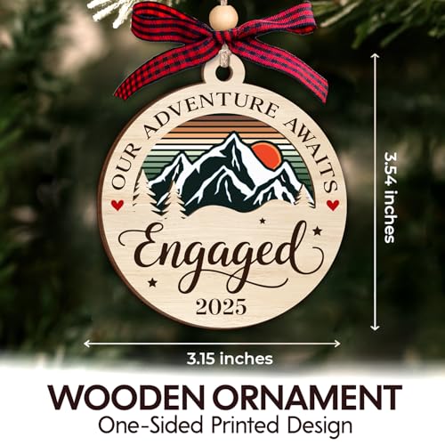Engagement Ornament for Couples - NewEleven Eco-Friendly Keepsake