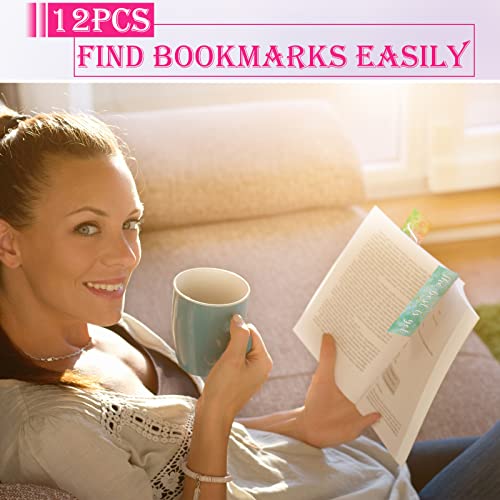 12 Inspirational Bookmarks Set - Colorful Motivational Designs