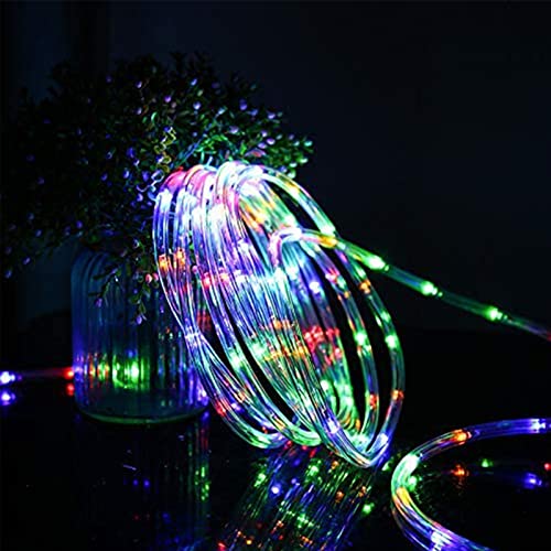 Multicolor 100ft LED Rope Lights Outdoor Waterproof Connectable & Flexible