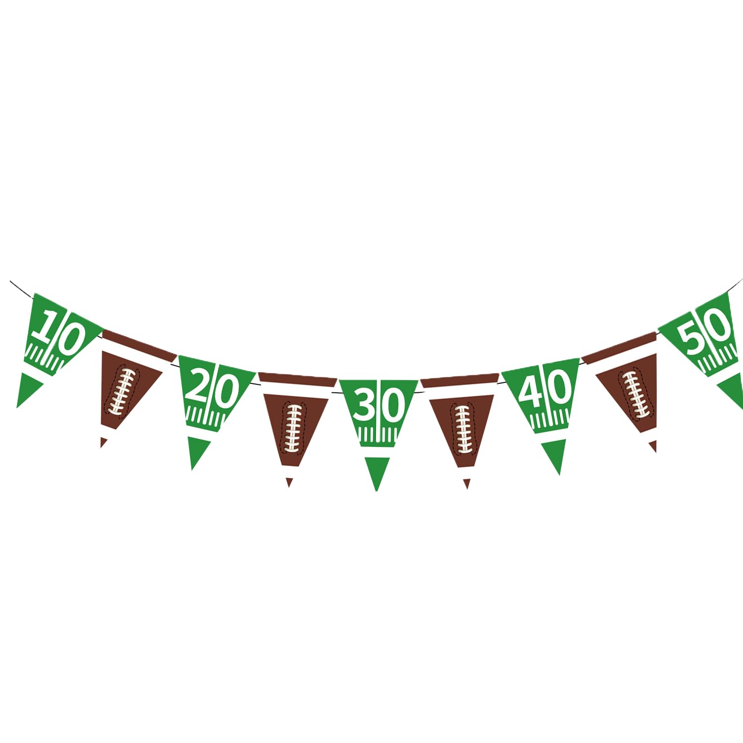 Football Party Decorations, Football Party Supplies Set Disposable Footballs Plates Tablecloth Napkins and Banner, Footballs Birthday Party Decorations
