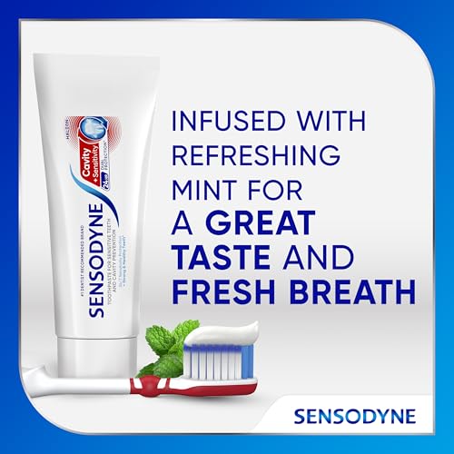 Sensodyne Cavity and Sensitivity Toothpaste, Fluoride Mint, 2.7 oz