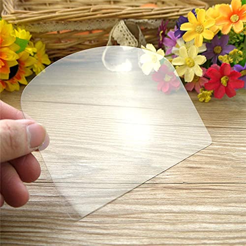 5PCS Flexible Plastic Cake Scraper Set for Pastry & Bakery
