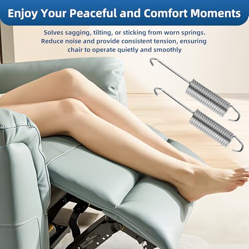 4.5-Inch Replacement Recliner Springs - 2 Pack for Sofa & Chair
