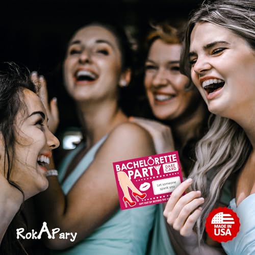 Bachelorette Dare Cards Game - Hot Pink Scratch-Off Challenges for Bridal Shower & Girls Night