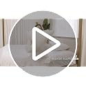 12x12 White Pillow Insert Pack of 1 - Down Alternative Square Cushion for Bed & Couch