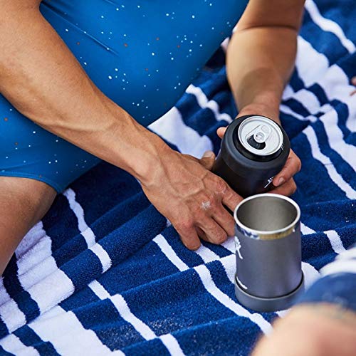 Hydro Flask Can Cooler Cup - Stainless Steel & Vacuum Insulated - Removable Rubber Boot - 12 oz, Olive
