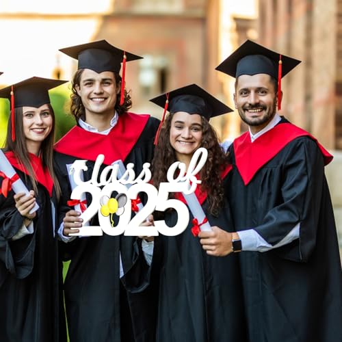 Class of 2025 Wooden Graduation Sign - Table Centerpiece & Photo Prop