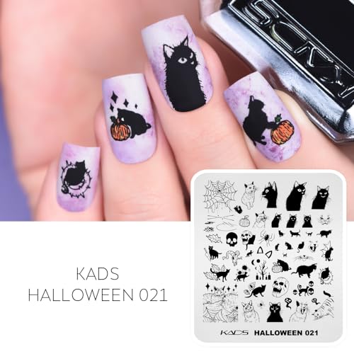 Rolabling Halloween Nail Art Stamping Plate Pumpkin Skull Ghost