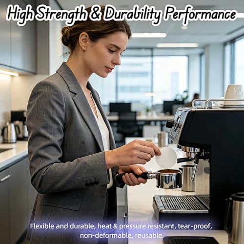 Espresso Paper Filters 51mm/58mm - 200 Pcs Disposable Coffee Filters