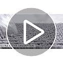 Smiry Grey Bathroom Rug 30'' x 20'' - Soft Chenille Mat with Rubber Backing
