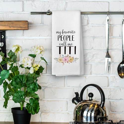 Rustic Kitchen Towels - Decorative Absorbent Hand Towels 16x24