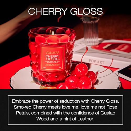 Classic - Cherry Gloss by Voluspa for Unisex - 6.5 oz Candle