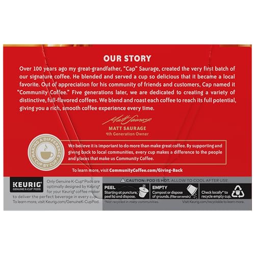Community Coffee Southern Pecan Praline K-Cup Pods - 72 Count