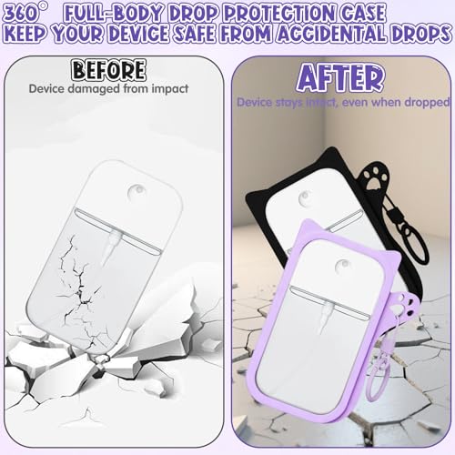 Silicone Case for Touchland Hand Sanitizer Cat Keychain 2-Pack