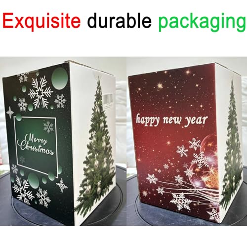 12PCS Clear Fillable Christmas Ornaments Balls for Crafts & Decorations