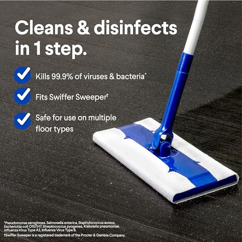 Clorox Scentiva Wet Mopping Cloths, Coconut & Waterlily, 24 Refills