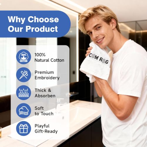 Funny Prank Cotton Towel for Him - Unique Gift for Men