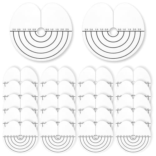 100 Pcs Heat Shield Guards for Hair Extensions with Scale, Clear PVC Keratin Protectors