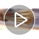 Zulay Kitchen 100-Pack 6" Bamboo Skewers for BBQ & Grilling