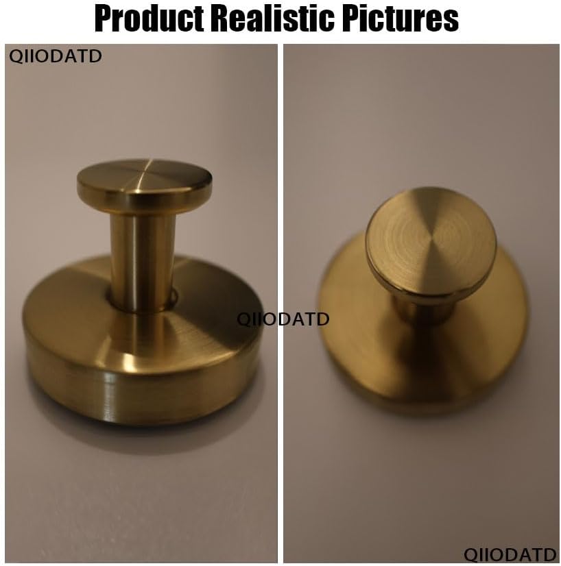 SUS304 Stainless Steel Suction Cup Hooks - Durable Bathroom & Kitchen Organizers | 2-Pack for Glass, Tile, Mirrors