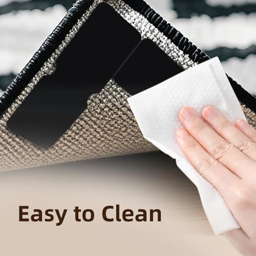 Non-Slip Rug Grippers 8PCS - Reusable Double-Sided Adhesive Pads