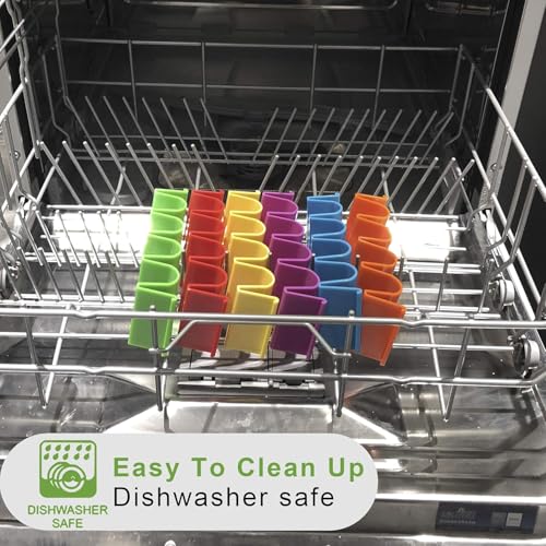 BPA-Free 6-Color Taco Holder Stand - Stackable 6-Slot Design