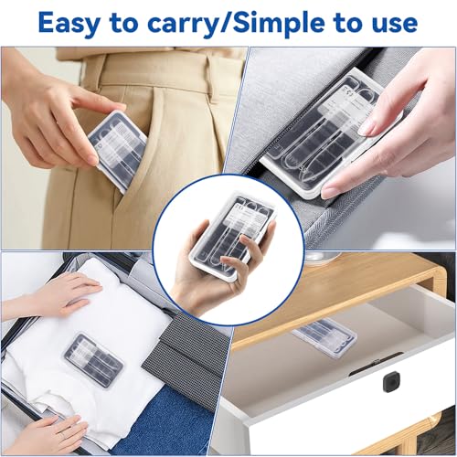 3-in-1 Nano Glass Nail File Set with Storage Case, Tempered Glass Manicure Tool