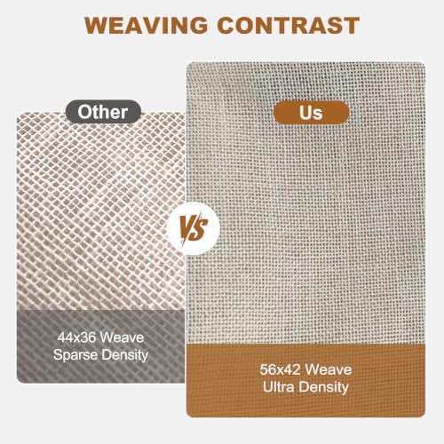 6-Pack Unbleached Cheese Cloths 20x20 Inches Reusable for Cooking & Straining