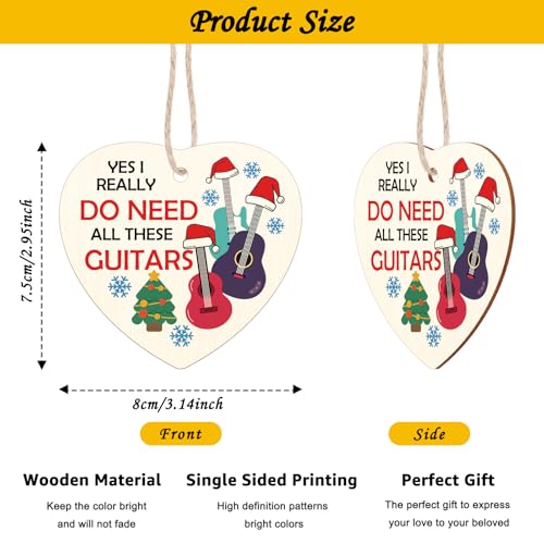Guitar Christmas Ornament - Funny Gift for Guitar Lovers