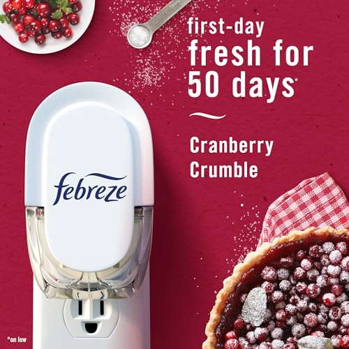Febreze Cranberry Crumble Air Freshener Refill - 2 Count, 0.87oz