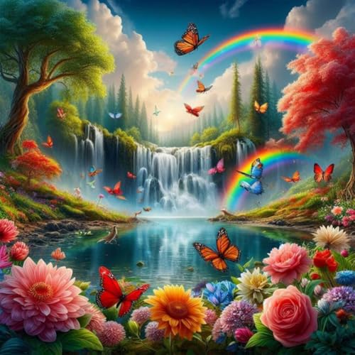 Landscape Diamond Art Kit 12x12 Inch Full Drill DIY Painting