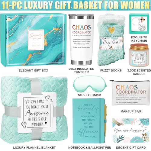 Thank You Gifts for Women - Mint Green Chaos Coordinator Gift Set for Colleagues