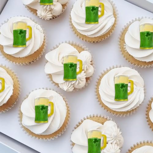 Beer Silicone Fondant Molds - 2 Pcs St. Patrick's Day Cake Decor