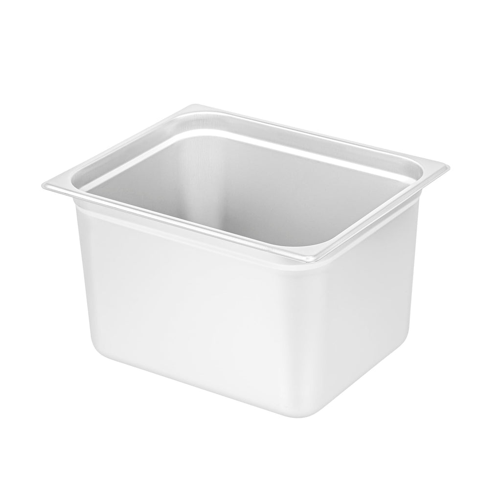 Restaurantware-Kitchen Tek 1/2 Half Size Steam Table Pan, 1 Anti-Jam Steam Pan - Lid Sold Separately, 8â€ Deep, 24 Gauge Stainless Steel, Freezable, For Catering Event And Party