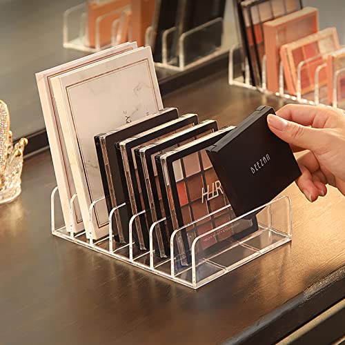 Vowcarol Acrylic Eyeshadow Palette Organizer - 2 Pack with 7 Sections