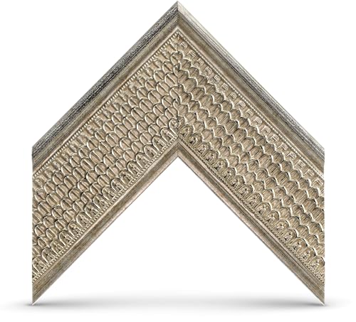 Gatsby Silver Deco TV Frame for Samsung The Frame & Pro TVs