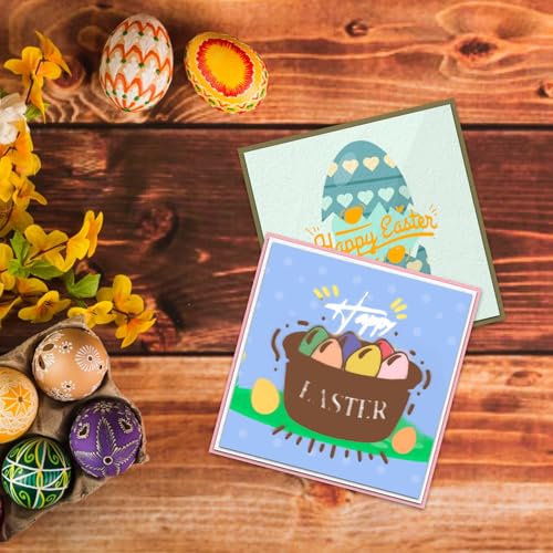 Easter Clear Stamps - Bunny & Egg Designs for DIY Crafts