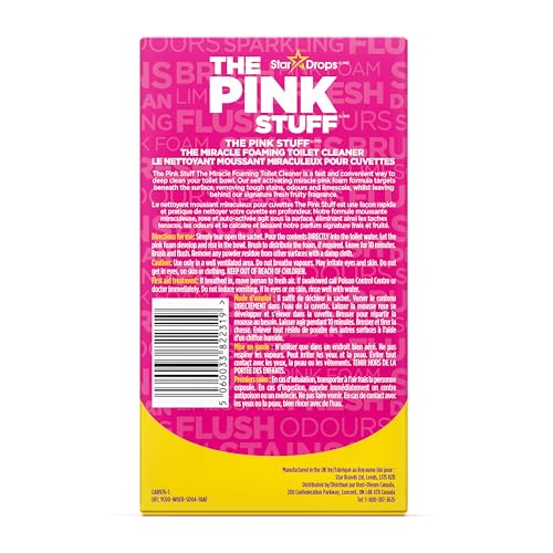 Stardrops The Pink Stuff Foaming Toilet Powder - 7 Oz Deep Clean