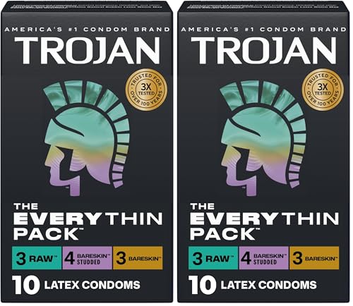 Trojan Bareskin Thin Condom Variety Pack - 10 Count (2 Pack)