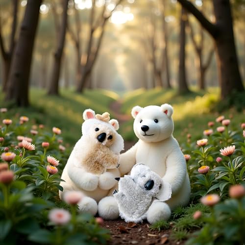 Myuiao Plush Koala Hair Clips Small Stuffed Animal Hair Barrettes