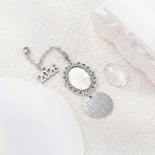 Personalized Graduation Cap Memorial Photo Charm for 2026
