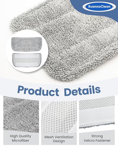 2 Pack Steam Mop Pads for GorFanty GF-6610B/GF-6610